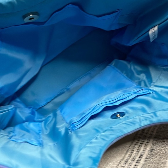 Della Q Silk striped small handbag purse‎ tote - Picture 3 of 9